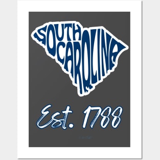 SOUTH CAROLINA ESTABLISHED 1788 Posters and Art